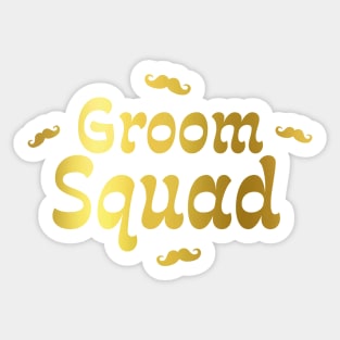 Groom Squad Sticker